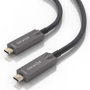 Aisens Cable USB-C AOC 10Gbps 10m 4K@60Hz 60W Negro